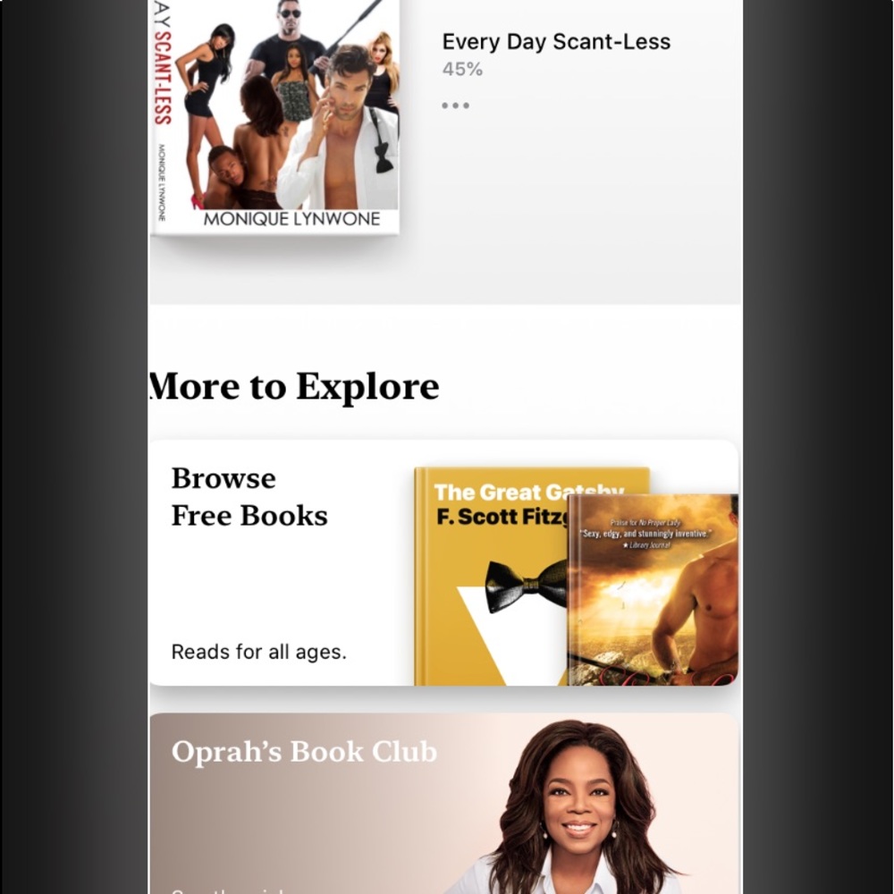 Book: Love story, mystery, spicy words, adult sexual language, but still PG-17